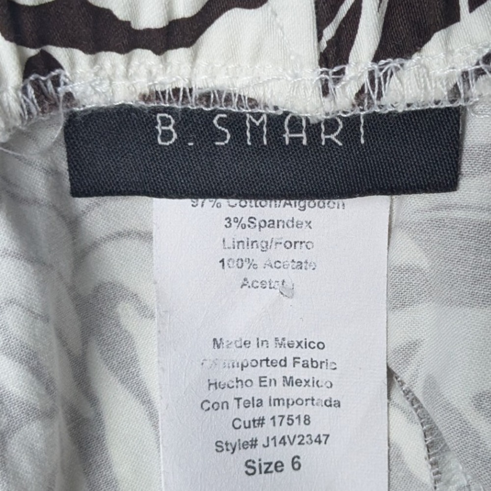 B. Smart Y2K Floral Surfer Summer Strapless Knee Length Dress Women's Size 6 - Picture 5 of 6